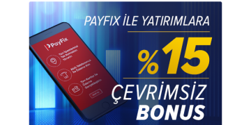 Betebet 15% Çevrimsiz Payfix Yatırım Bonusu betebet-payfix-yatirim-bonusu