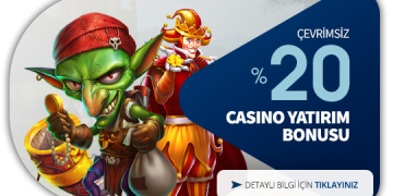 Atlantisbahis 20% Çevrimsiz Casino Yatırım Bonusu atlantisbahis-casino-yatirim-bonusu