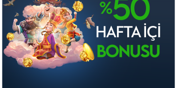 Bahsegir 50% Haftaiçi Casino & Slot Bonusu bahsegir-haftaici-yatirim-bonusu
