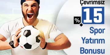 Betlesene 15% Çevrimsiz Spor Yatırım Bonusu betlesene-spor-yatirim-bonusu