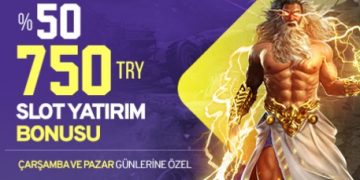 Olabahis Çarşamba ve Pazar %50 - 750 TRY Slot Yatırım Bonusu olabahis-carsamba-pazar-slot-yatirim-bonusu