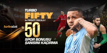 Turboslot 50% Spor Yatırım Bonusu turboslot-spor-yatirim-bonusu
